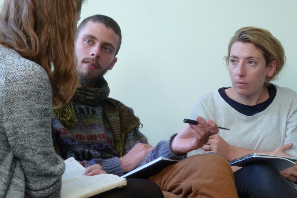 permaculture course group discussion photo