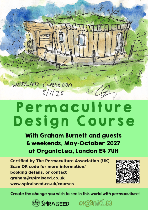 OrganicLea Permaculture Design Course 2027 flyer